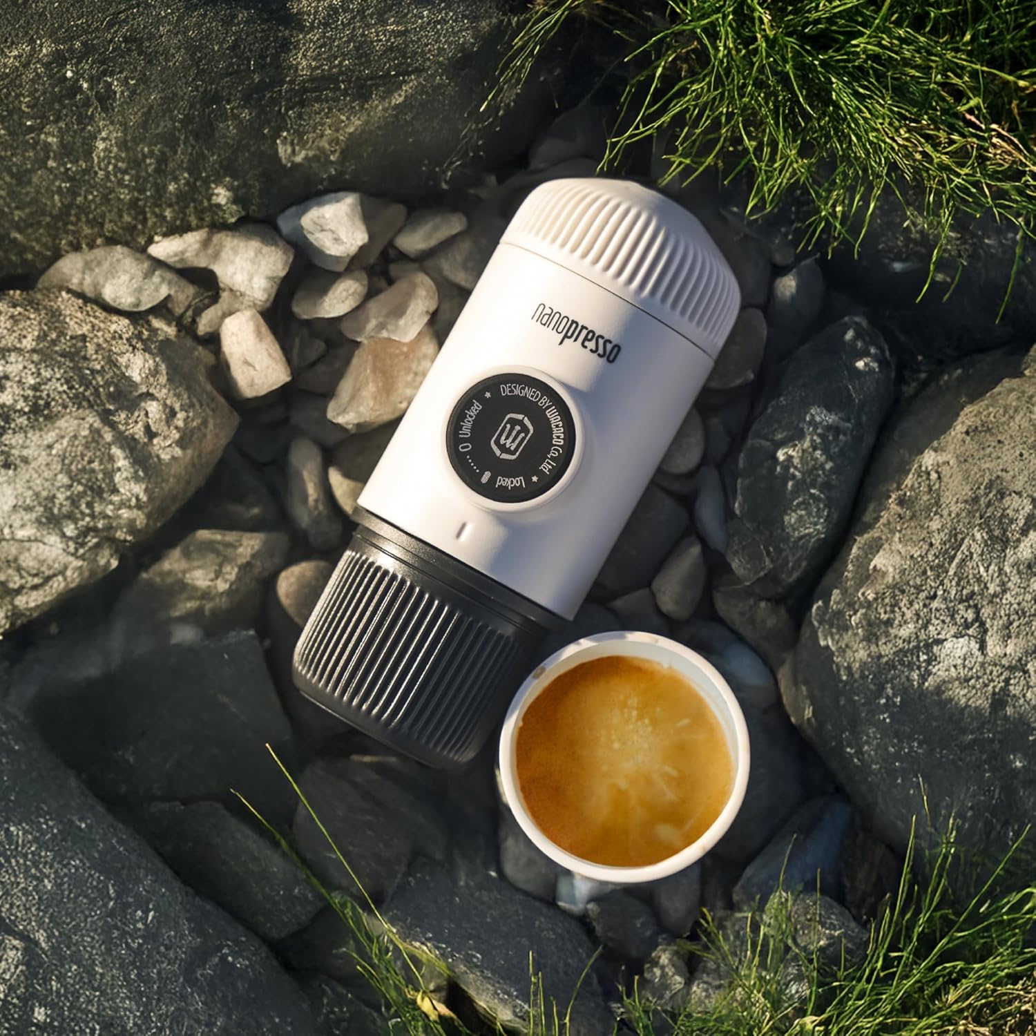 WACACO Nanopresso Chill White Espresso Machine + Hard Case - Image 6