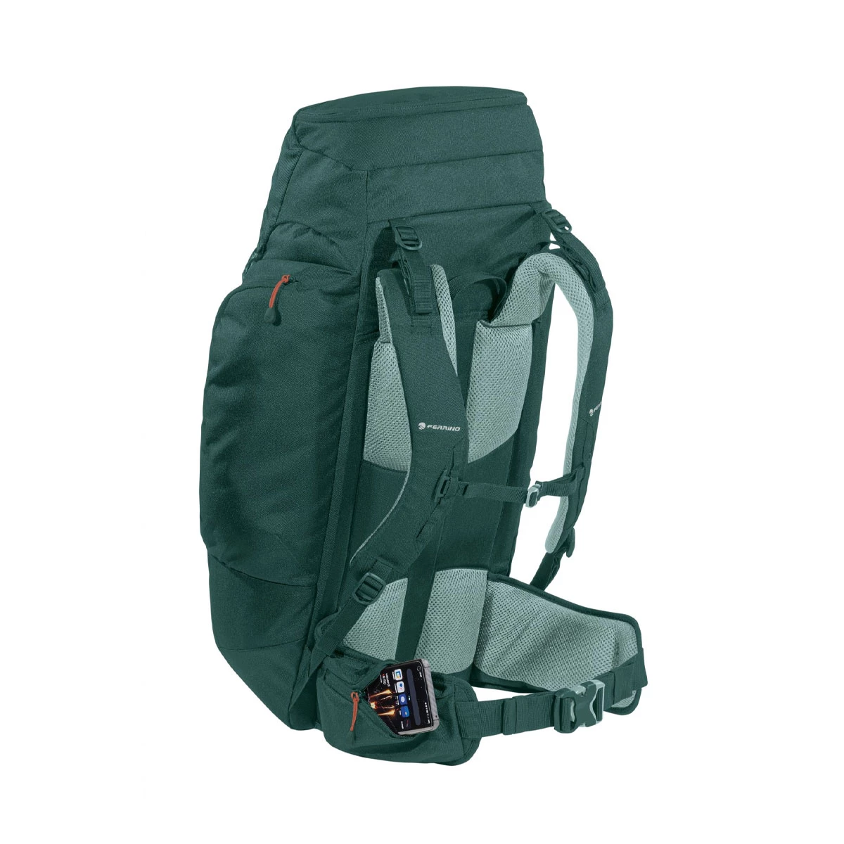 FERRINO Dundee 70L Backpack Dark Green - Image 4