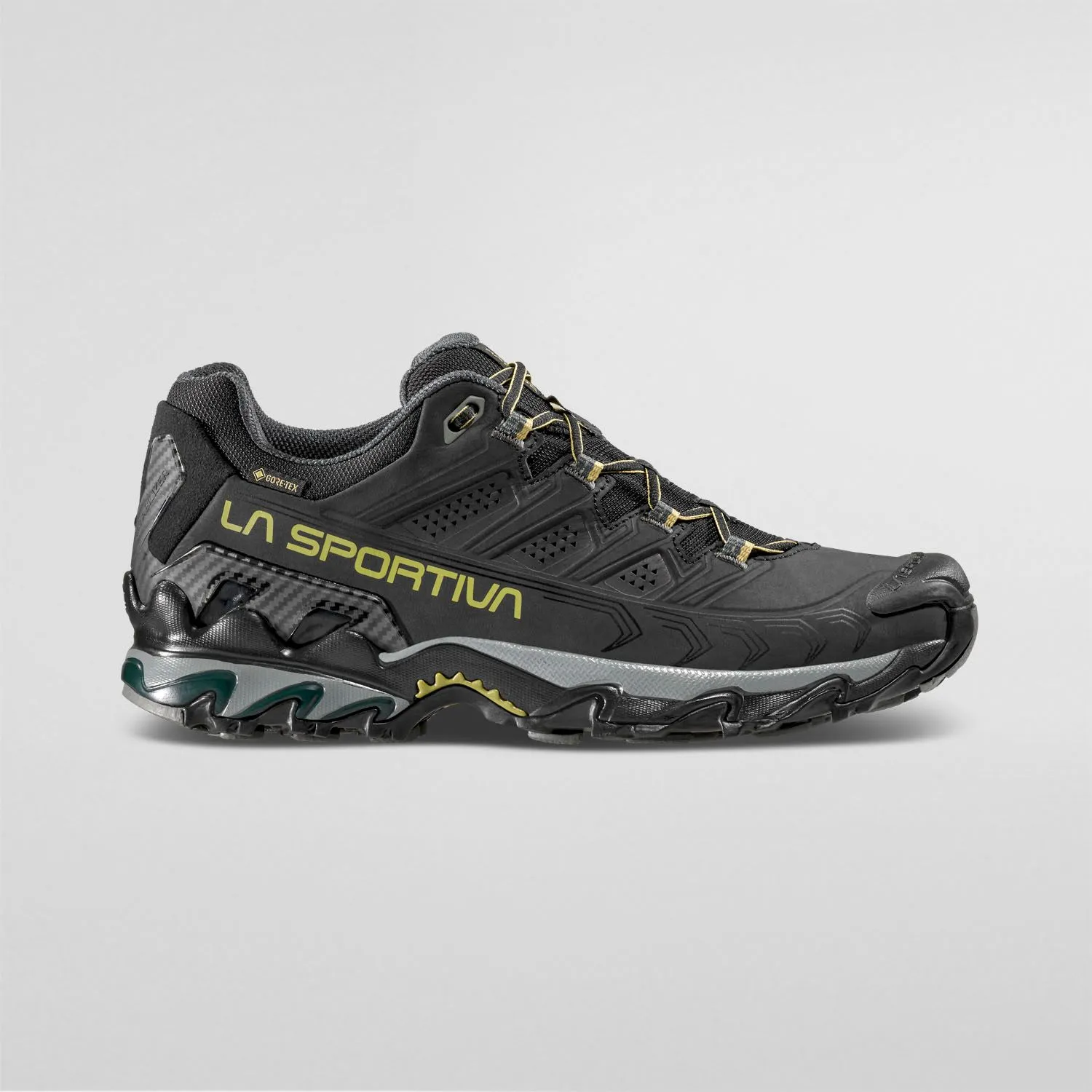 LA SPORTIVA Ultra Raptor II Leather Wide GTX Yürüyüş Ayakkabıları Siyah/Sedir - Görsel 2