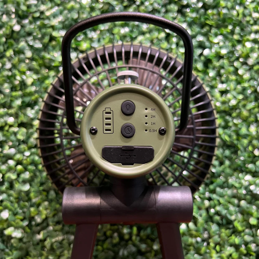 SUNREI Light Fan 2 Portable Light & Fan 18000mAh Green - Image 3