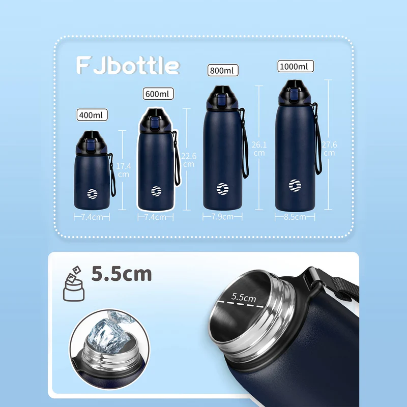 FEIJIAN FJBottle Termos 600ml Mavi - Görsel 5
